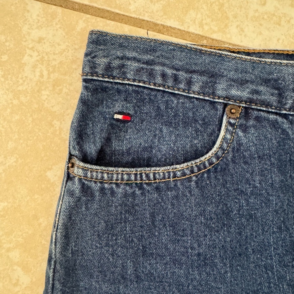 Vintage y2k Tommy Hilfiger Denim Mini Skirt - Picture 5 of 10